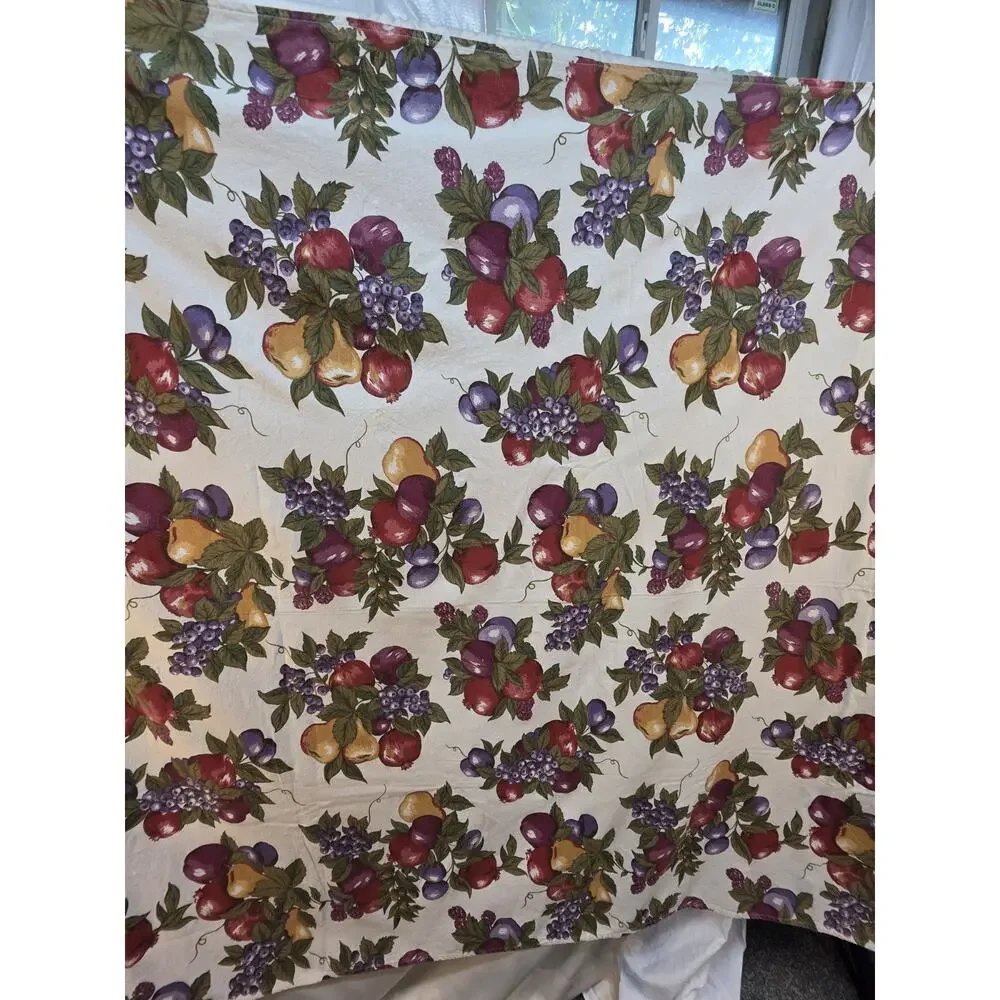 Vintage Avon Fruit Tablecloth 78